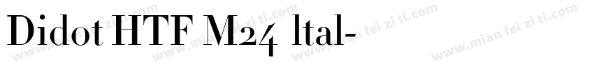 Didot HTF M24  ltal字体转换